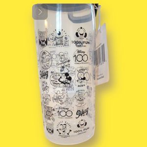 Zak! Disney 100 Year Celebration Leak-Proof 25 oz Water Bottle Mickey Mouse Etc.